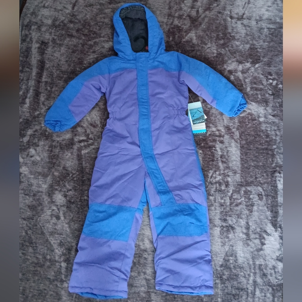 NWT Iceberg Outerwear Full Body Purple Snow Suit Kids Size:S 4/5